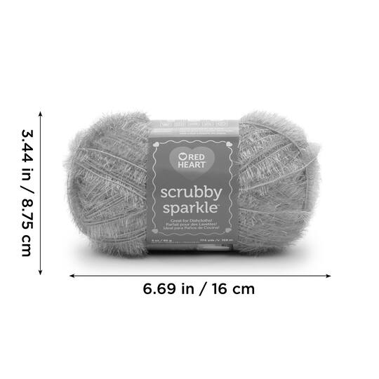 3 Pack Red Heart® Scrubby Sparkle™ Yarn